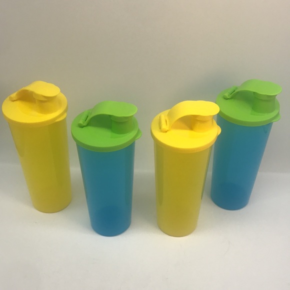 Tupperware Summer 16 oz Tumblerś Set of 4 - Picture 2 of 15